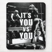 Ihr gegen euch - Frauenarbeit Motivierend Mousepad (Vorne)