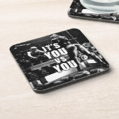 Ihr gegen euch - Frauenarbeit Motivierend Untersetzer (Linke Seite)