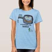 Ihr Gehirn auf Pickleball T-Shirt (Vorderseite)