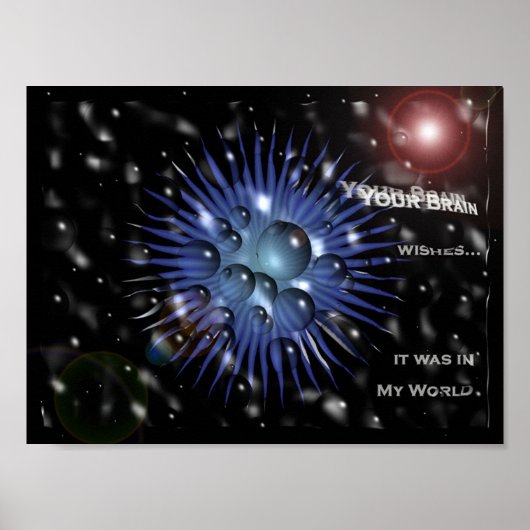 Ihr Gehirn wünscht es wäre in meiner Welt 2 Poster (Vorne)