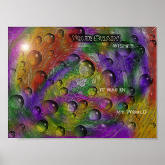 Ihr Gehirn wünscht es wäre in meiner Welt 4 Poster