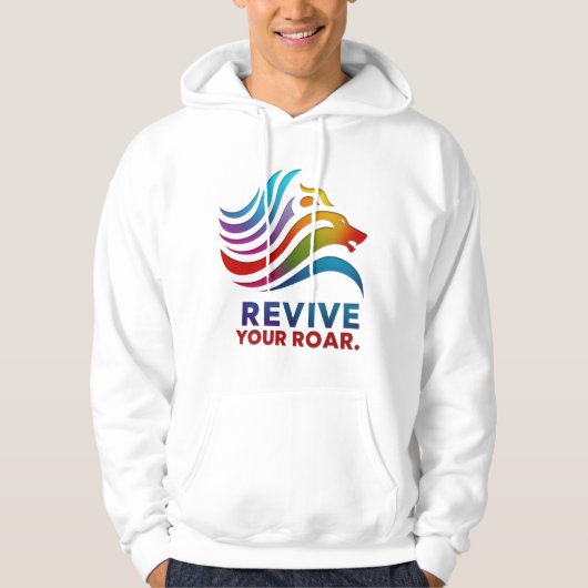Ihr Gehör wiederbeleben - Motivierend Löwe-T - Shi Hoodie (Vorderseite)