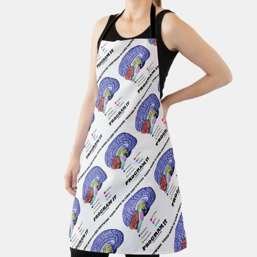 Ihr Geist ist wie Software-Programm es Gehirn Bera Schürze (InSitu)