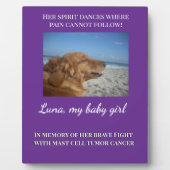 Ihr Geist lebt in Liebe Fotoplatte (Vorderseite)