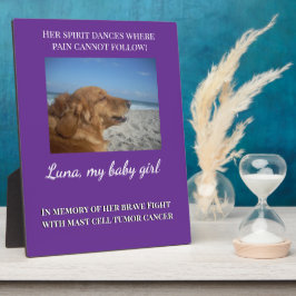 Ihr Geist lebt in Liebe Fotoplatte