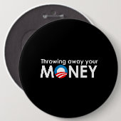 Ihr Geld wegwerfen Button (Vorne & Hinten)