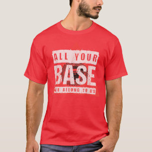 Ihr gesamter Bestand gehört zu uns Vintagen Videos T-Shirt