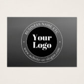 Ihr Geschäft-Logo oder Design & bearbeitbarer Text (Vorderseite)