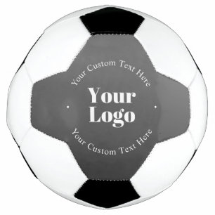 Ihr Geschäft-Logo oder Design & bearbeitbarer Text Fußball
