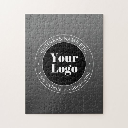 Ihr Geschäft-Logo oder Design & bearbeitbarer Text Puzzle (Vertikal)