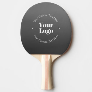 Ihr Geschäft-Logo oder Design & bearbeitbarer Text Tischtennis Schläger