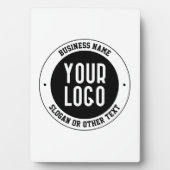 Ihr Geschäft-Logo oder Design | Fett editierbarer Fotoplatte (Vorderseite)