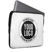Ihr Geschäft-Logo oder Design | Fett editierbarer Laptopschutzhülle (Vorne Rechts)
