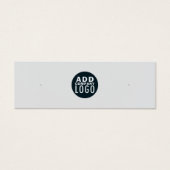 Ihr Geschäft-Logo Ohrstecker Displaykarte (Vorderseite)