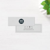 Ihr Geschäft-Logo Ohrstecker Displaykarte (Schreibtisch)