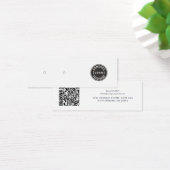 Ihr Geschäft-Logo QR-Code-Ohrhänger-Anzeige Karte (Schreibtisch)
