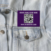 Ihr Geschäft QR-Code-Vorlagendesign für Werbezweck Button (Insitu)