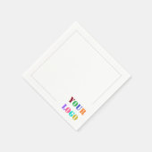 Ihr Geschäft Werbe Marken-Napkins Beispiel Serviette (Ecke)