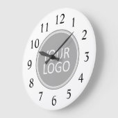 Ihr Geschäfts-Logo-förderndes Unternehmen Große Wanduhr (Winkel)
