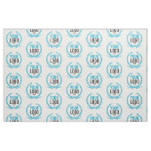 Ihr Geschäfts-Logo ganz über gemustertem Stoff (Fat Quarter (45,7 x 55,9 cm))