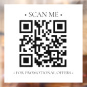 Ihr Geschäfts-QR-Code Fensteraufkleber (Blatt 2)