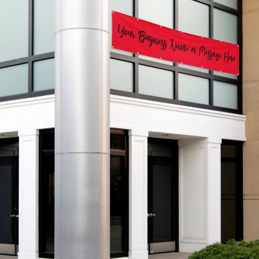 Ihr Geschäftsbanner Banner (Äußeres Gebäude)