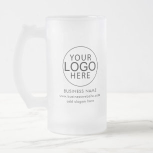 Ihr Geschäftslogo Corporate Werbeartikel Custom Mattglas Bierglas