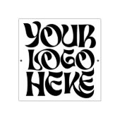 Ihr Geschäftslogo Custom Groovy Gummistempel (Prägung)