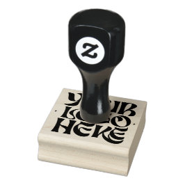 Ihr Geschäftslogo Custom Groovy Gummistempel