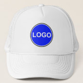 IHR GESCHÄFTSLOGO HIER | CUSTOM SIMPLE TRUCKERKAPPE (Vorderseite)