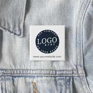 Ihr Geschäftslogo und Website Custom Promotional Button