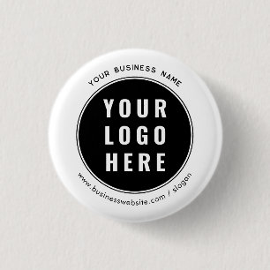 Ihr Geschäftslogo und Website- individuelles Werbe Button