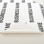 Ihr Geschäftsnamensmuster | Schwarz/Weiß Sherpadecke (3/4)