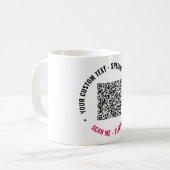 Ihr Geschenk für die QR-Tasse mit benutzerdefinier Kaffeetasse (Vorderseite Links)