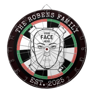Ihr Gesicht Hier Dartboard Dartscheibe