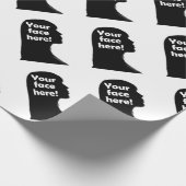 Ihr-Gesicht-hierkopie Geschenkpapier (Ecke)