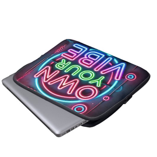 Ihr Gesicht - Neon Neopren Laptop-Sieb Laptopschutzhülle (Vorne Knopf)