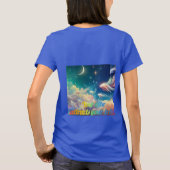 Ihr Gesicht zieht Ihren Stamm an | Kleine Logo-Fro T-Shirt (Rückseite)