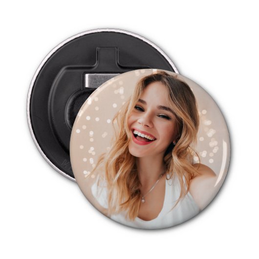 Ihr Gesicht zum Geburtstag Flaschenöffner (Vorderseite)