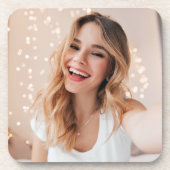 Ihr Gesicht zum Geburtstag Getränkeuntersetzer (Vorderseite)