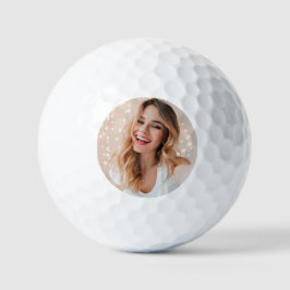 Ihr Gesicht zum Geburtstag Golfball