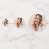 Ihr Gesicht zum Geburtstag Konfetti (Vorderseiten)