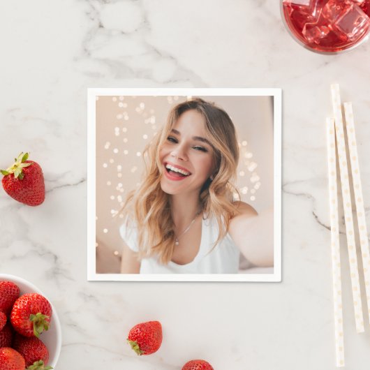 Ihr Gesicht zum Geburtstag Serviette (Beispiel)