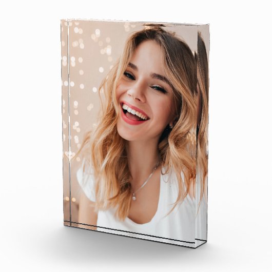 Ihr Gesicht zum personalisierten Geburtstag Fotoblock (Rechts)