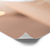 Ihr Gesicht zum personalisierten Geburtstag Poster (Ecke)