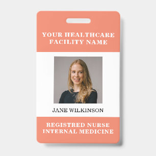 Ihr Gesundheitsversorgungsunternehmen Foto Ausweis