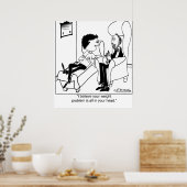 Ihr Gewichtsproblem liegt in Ihrem Kopf Poster (Küche)