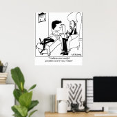 Ihr Gewichtsproblem liegt in Ihrem Kopf Poster (Heimbüro)