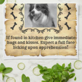 Ihr Gewollt Hund Geschirrtuch (Gefaltet)