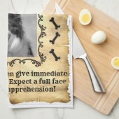 Ihr Gewollt Hund Geschirrtuch (Viertel Falte)